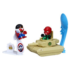 Hasbro Stunt Squad Capitan America vs Red Skull