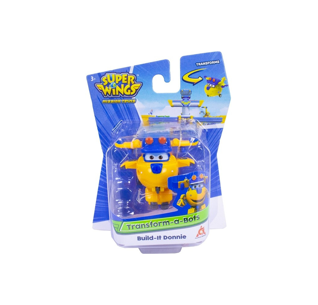 Super Wings robot transform Build It Donnie