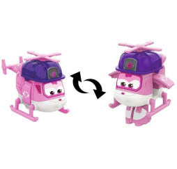 Super Wings robot transform Dizzy Rescue 5cm