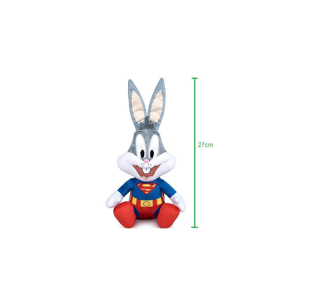 Looney Tunes Bugs Bunny Superman plusz 27cm – prezent dla fana Play by Play