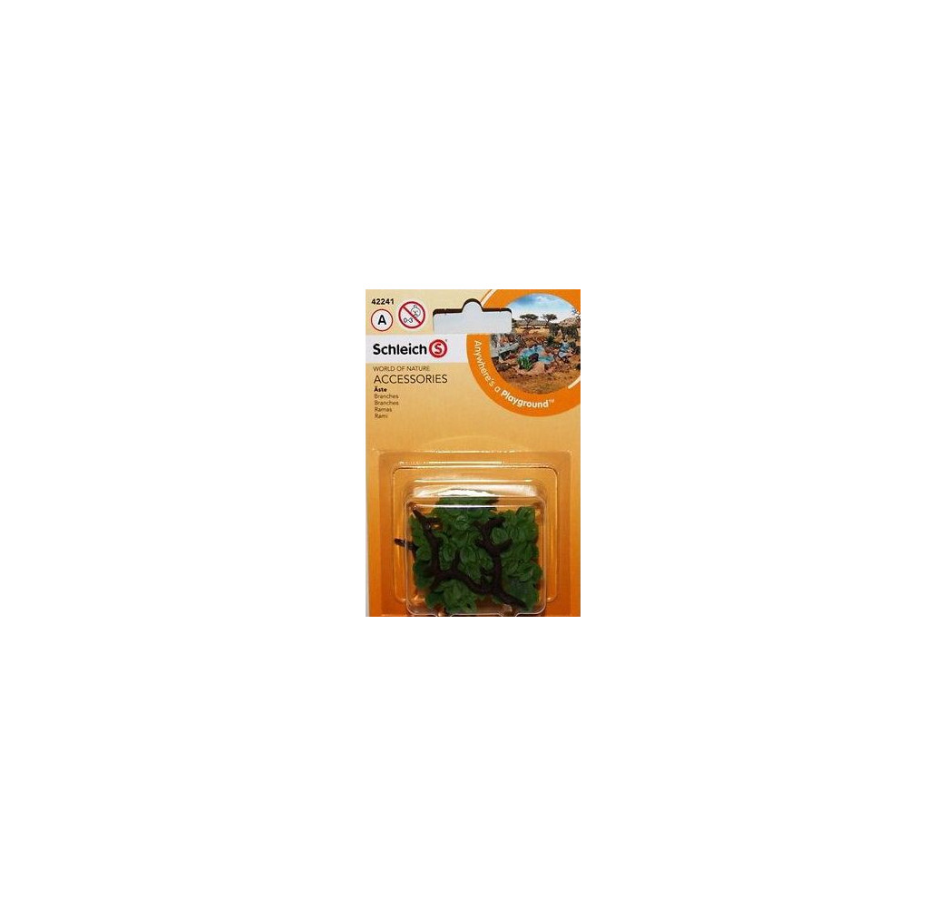Schleich 42241 Gałęzie 2pak – akcesoria do figurek, prezent dla dziecka