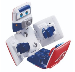 Super Wings robot transform Paul samolot 13cm