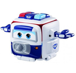 Super Wings robot transform Paul samolot 13cm