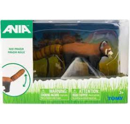 TOMY Panda czerwona T16078 – pluszak kolekcjonerski dla dzieci