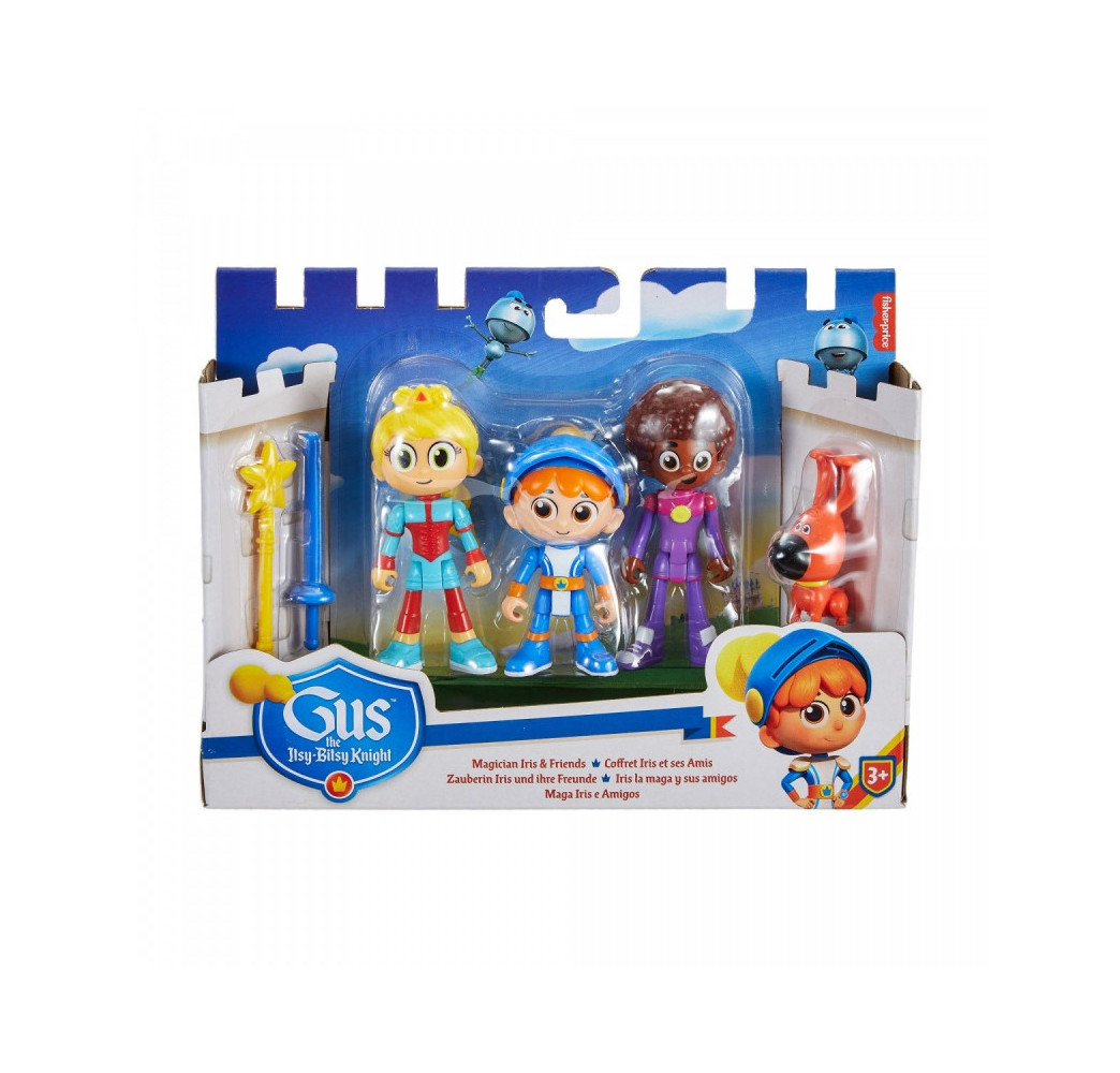 MATTEL Gus Mały Wielki Rycerz Iris 4 pak – figurki dla dzieci