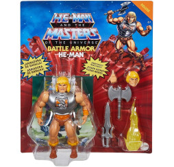 MATTEL Masters of Universe He-Man Battle Armor – figurka kolekcjonerska