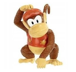 Nintendo W1 Mario Diddy Kong 6cm – figurka kolekcjonerska Jakks