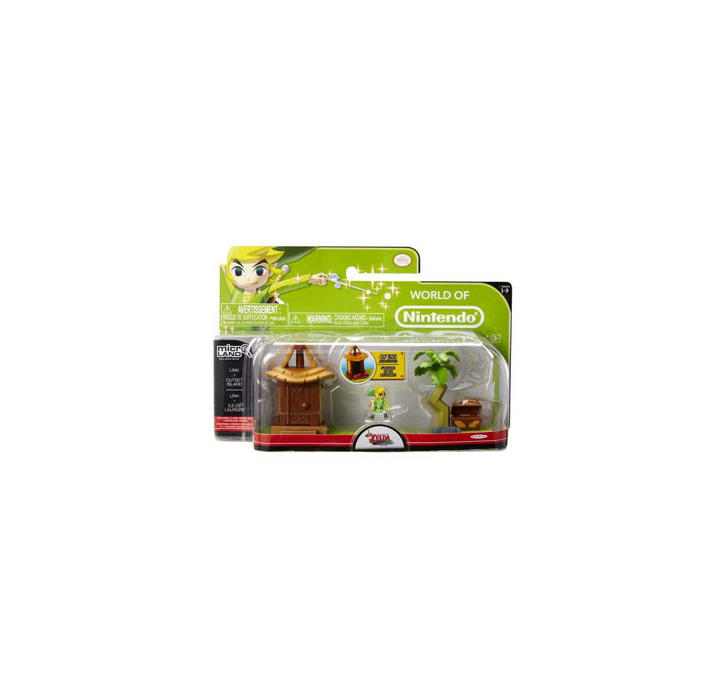 Nintendo W3 3pak Link Island Village – figurki kolekcjonerskie Jakks