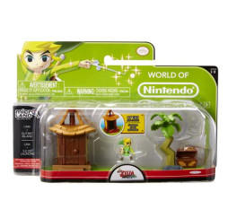 Nintendo W3 3pak Link Island Village – figurki kolekcjonerskie Jakks