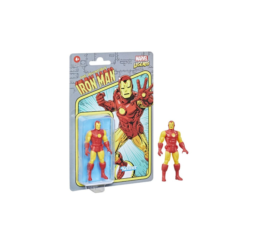 Hasbro Marvel Legends Iron Man 10cm Retro F2656