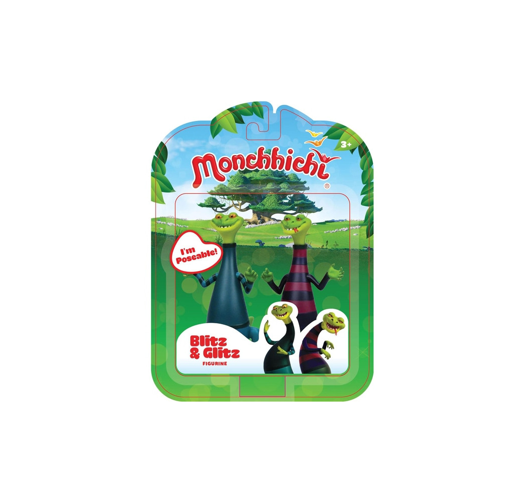 MONCHHICHI Blitz i Glitz 2pak – figurki prezent dla dziecka