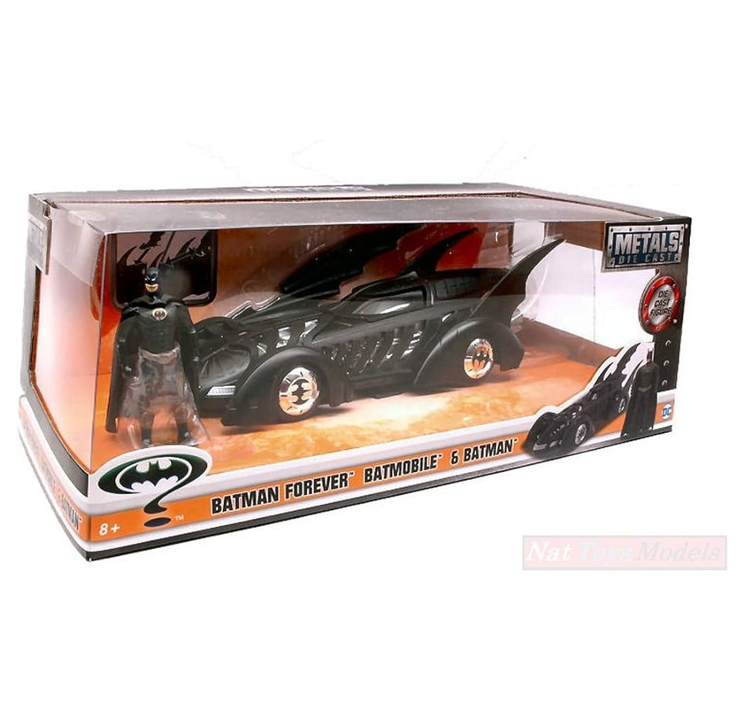 JADA Metal DC Comics Batman BATMOBILE 1:24 Forever