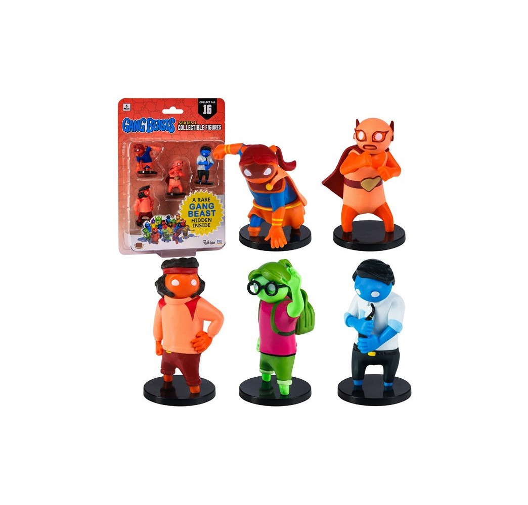 Gang Beasts Zestaw Figurek S1 5pak 6cm GB2040C