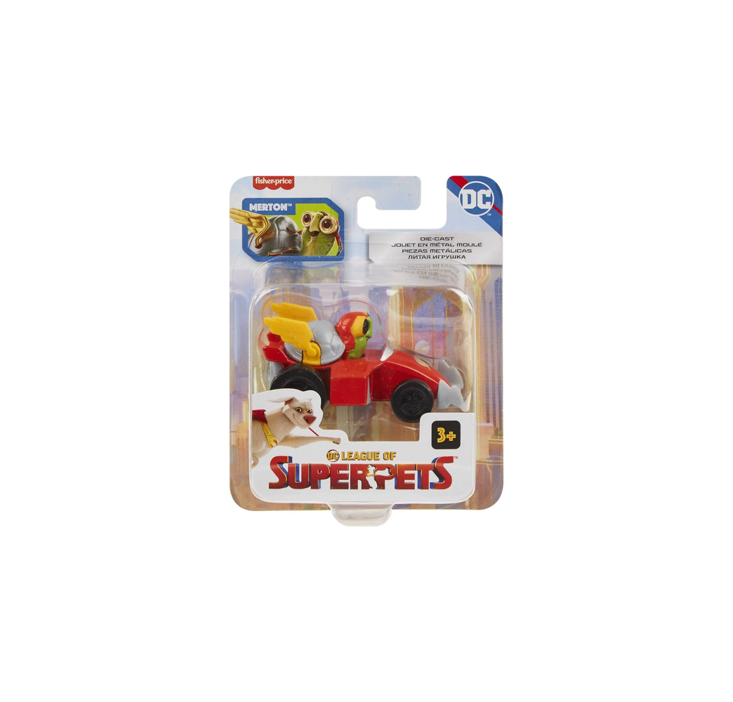 Fisher Price Super Pets Merton auto – zabawka Mattel dla dziecka