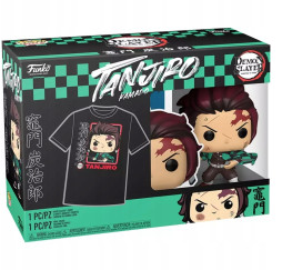 Funko POP Demon Slayer Tanjiro 867 + T-shirt L – prezent dla fana