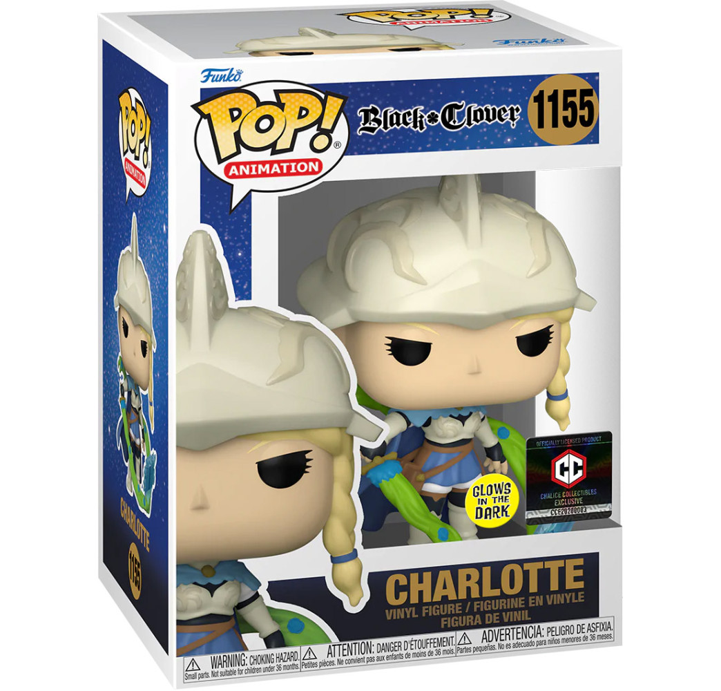 Funko POP Black Clover Charlotte Glow – figurka kolekcjonerska Funko
