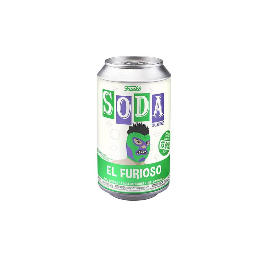 Funko Soda Luchadores El Furioso Hulk puszka
