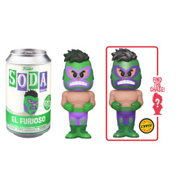 Funko Soda Luchadores El Furioso Hulk puszka