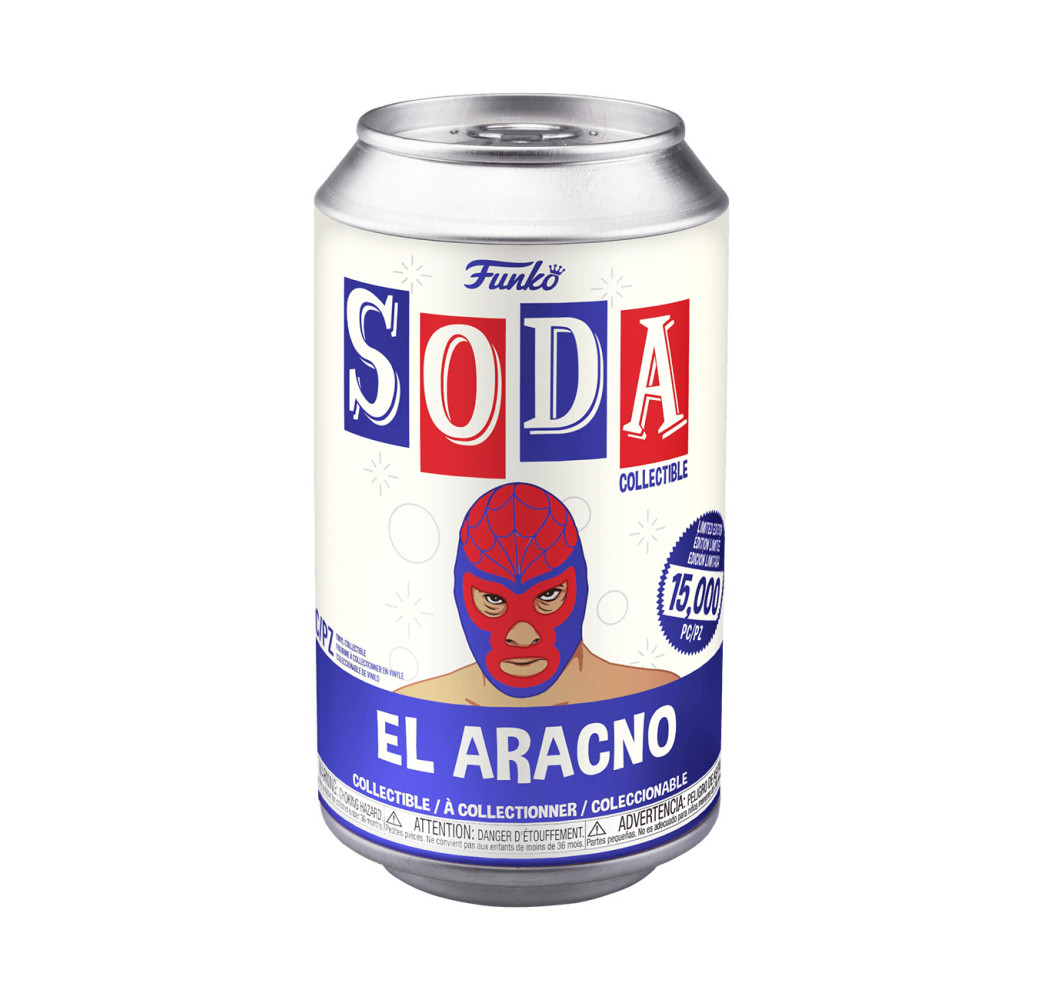 Funko Soda Luchadores El Aracno Spider Man puszka