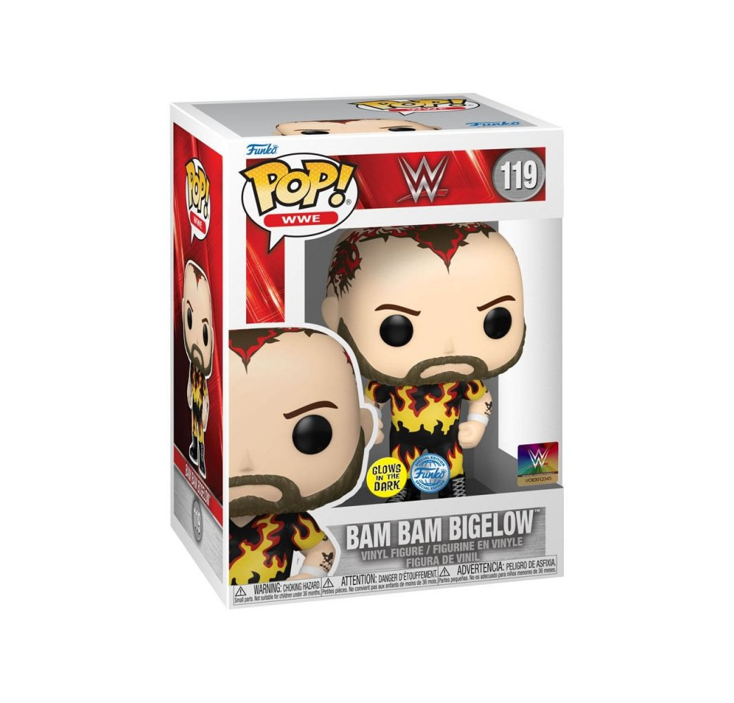 Funko POP WWE Bam Bam Bigelow 119 Glow – hit dla fanów wrestlingu