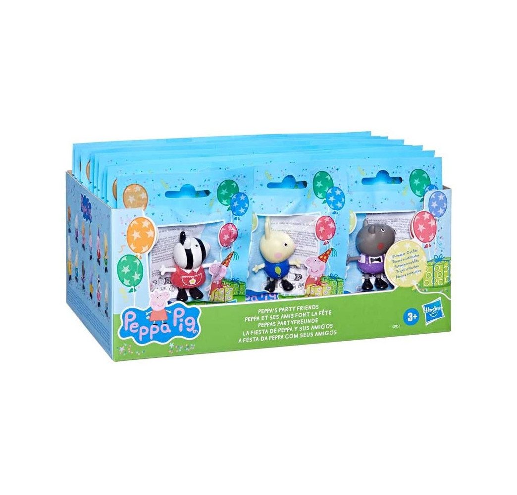 Hasbro Peppa Pig Peppa's Party Friends mix 6cm