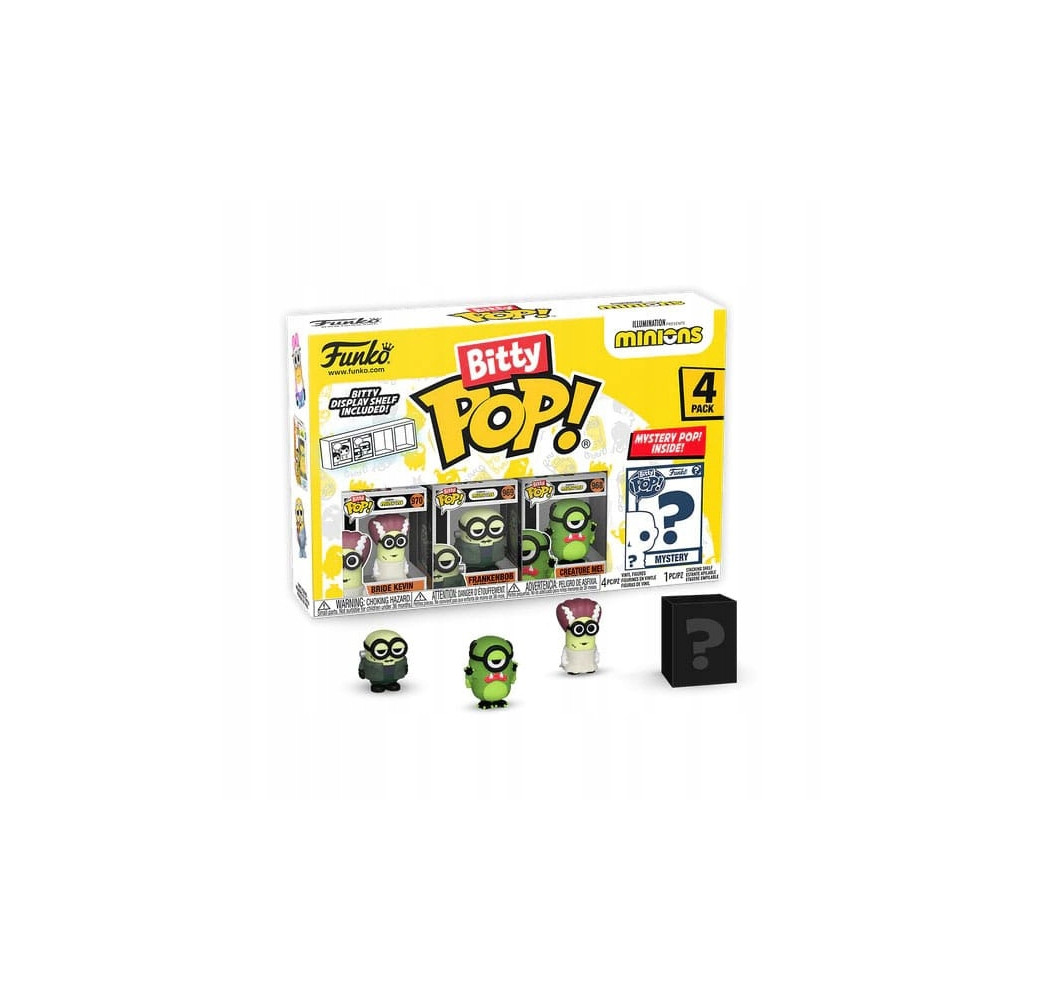 Funko Bitty POP! Minions Frankenbob 4pak – figurki kolekcjonerskie