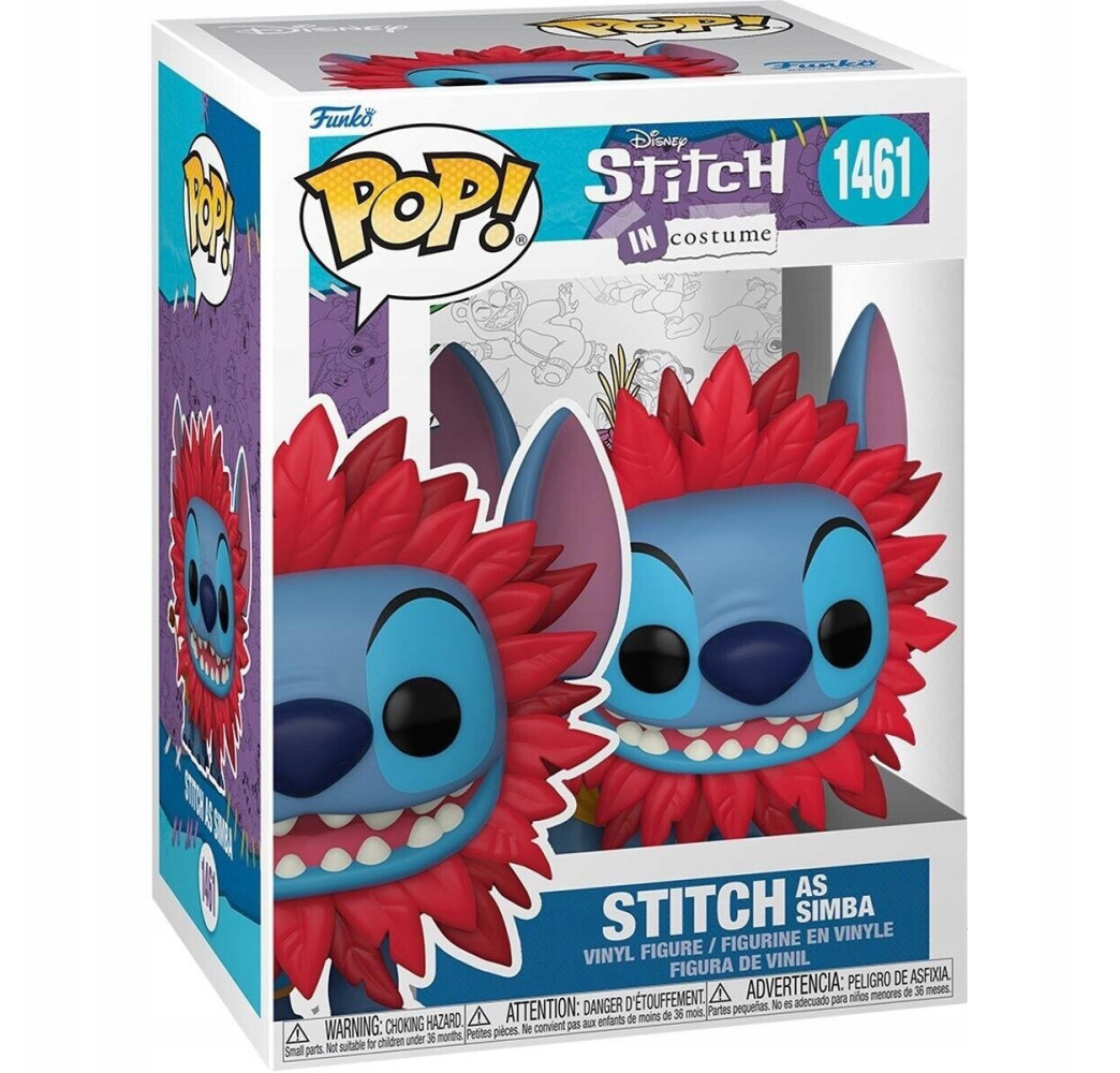 Funko POP Disney Stitch as Simba 1461 – figurka kolekcjonerska