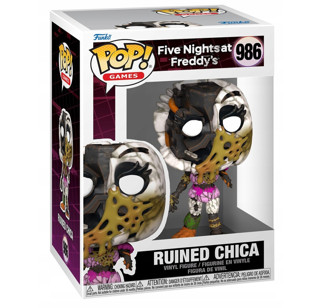 Funko POP FNAF Ruined Chica 986 – figurka kolekcjonerska Funko