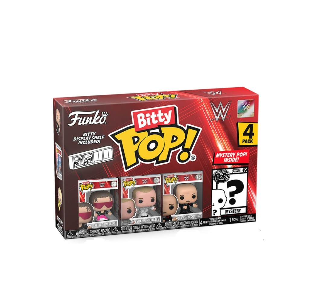 Funko Bitty POP! WWE Bret Hart 4pak – figurka kolekcjonerska