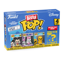Funko Bitty POP Disney Mickey 2cm 4pak – figurki kolekcjonerskie