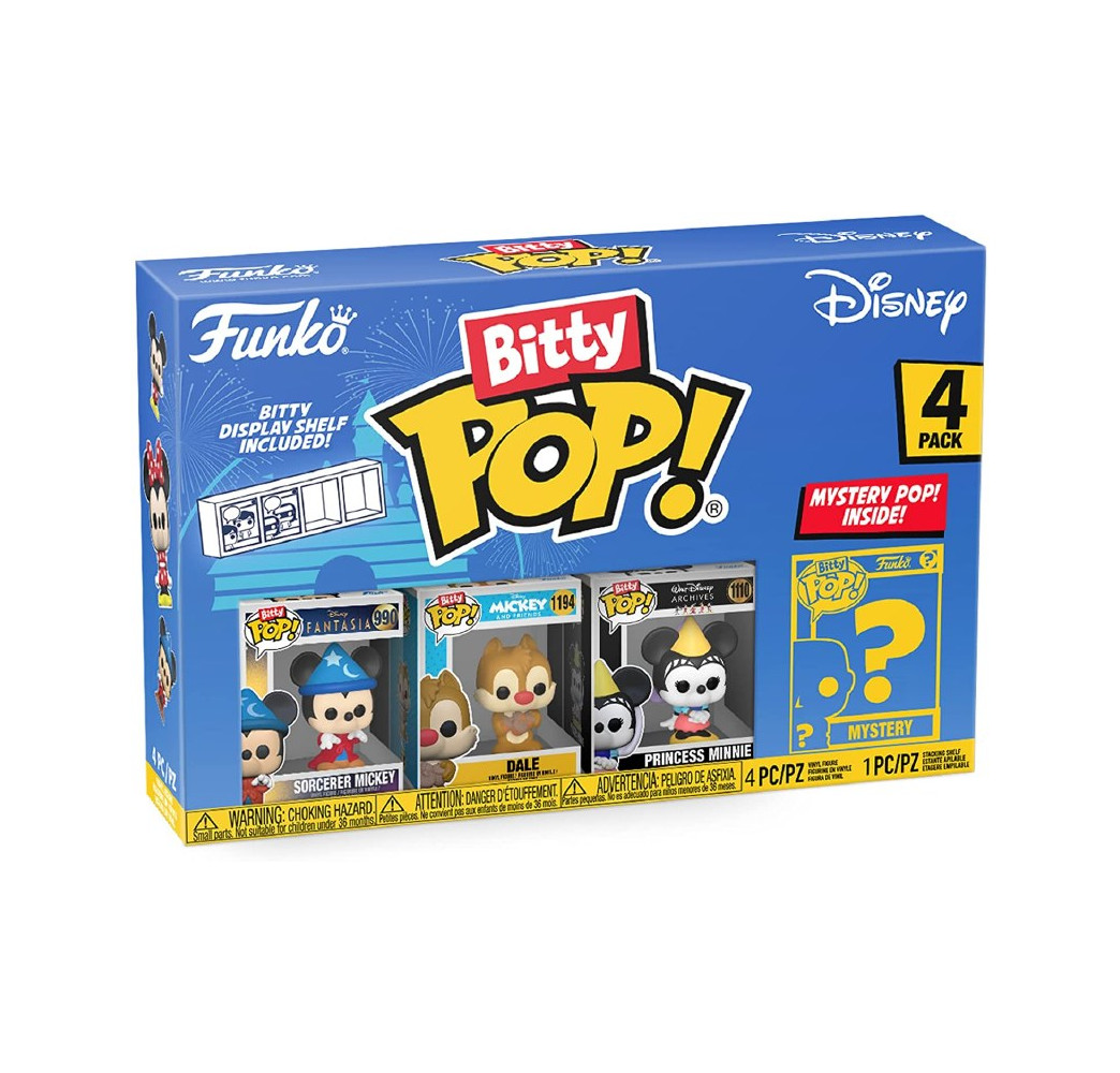 Funko Bitty POP Disney Sorcerer 4pak – figurki kolekcjonerskie