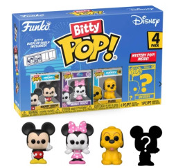 Funko Bitty POP Disney Mickey 2cm 4pak – figurki kolekcjonerskie