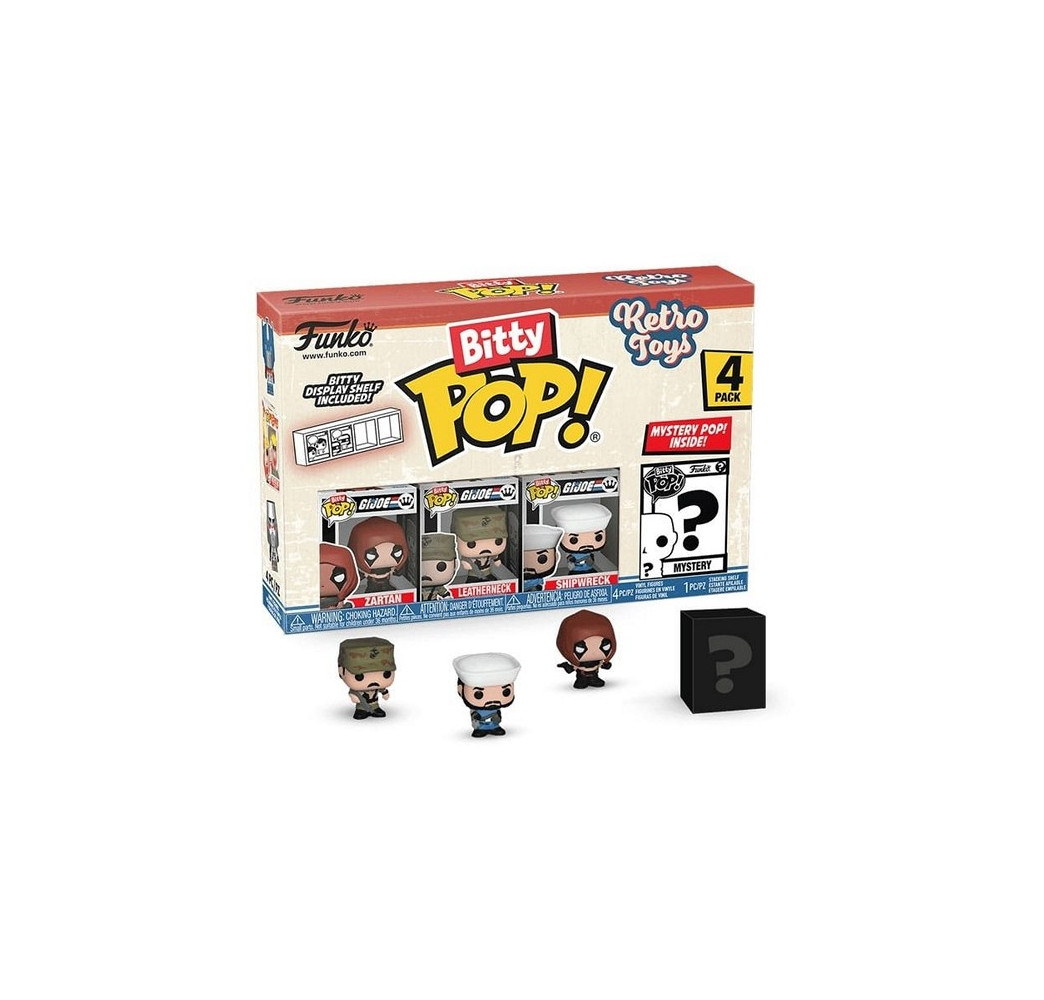Funko Bitty POP Gi Joe Zartan Shipwreck 4pak – figurka kolekcjonerska