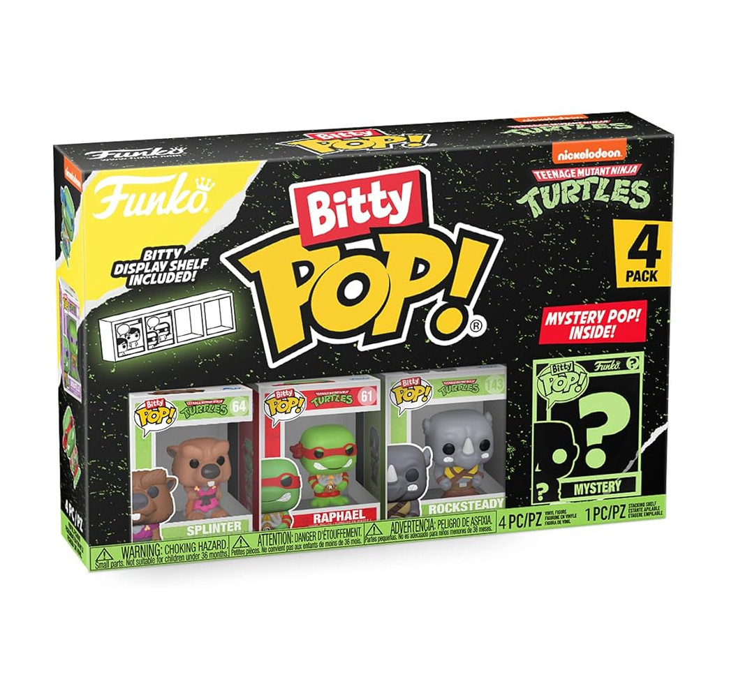 Funko Bitty POP! TMNT Splinter 4pak – figurki kolekcjonerskie
