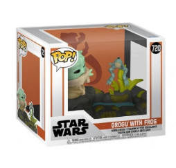 Funko POP Star Wars Grogu with Frog – figurka kolekcjonerska Deluxe