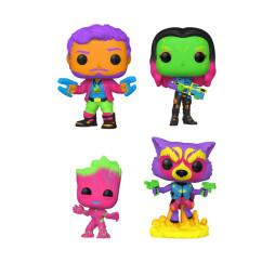Funko POP Marvel GOTG Gamora Groot Rocket 4pak – kolekcja Funko