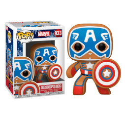 Figurka Funko POP Marvel Gingerbread Captain America – kolekcjonerska