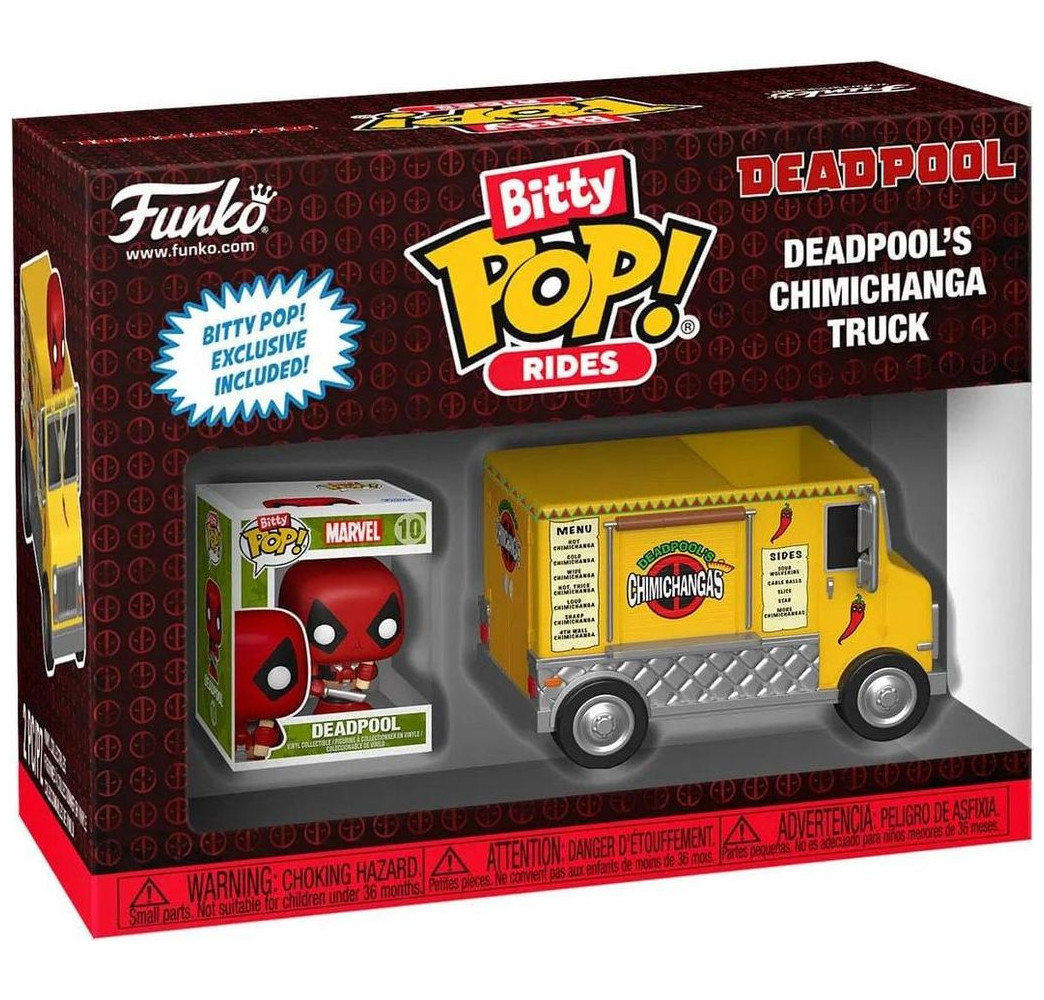 Zestaw Funko Bitty POP Deadpool z furgonetką – figurka kolekcjonerska