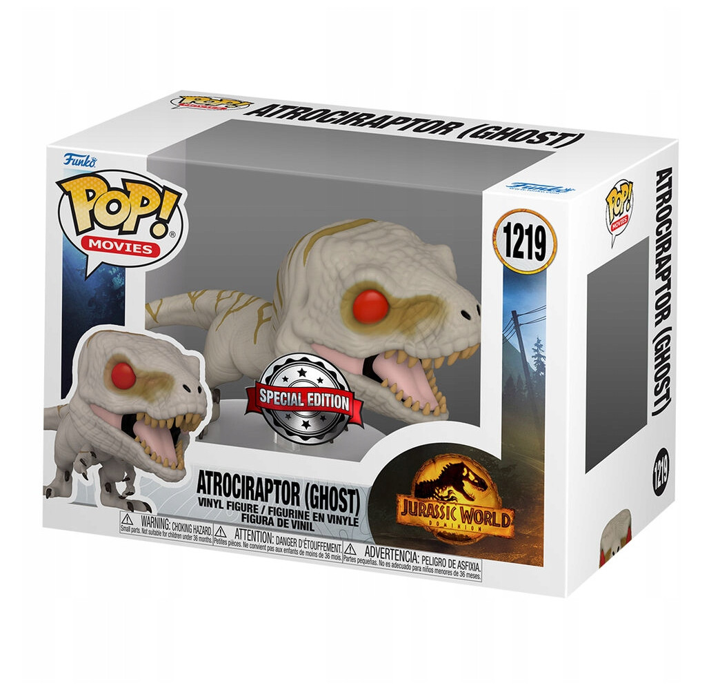 Funko POP Jurassic World Atrociraptor Ghost 1219 – figurka kolekcjonerska