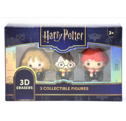 Harry Potter 3D gumki do mazania 3-pak Durabo prezent