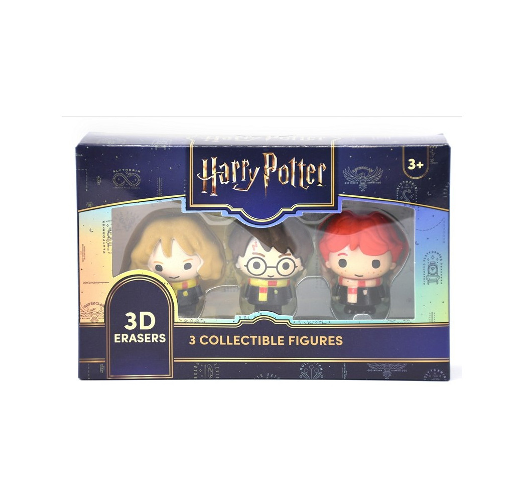 Harry Potter 3D gumki do mazania 3-pak Durabo prezent