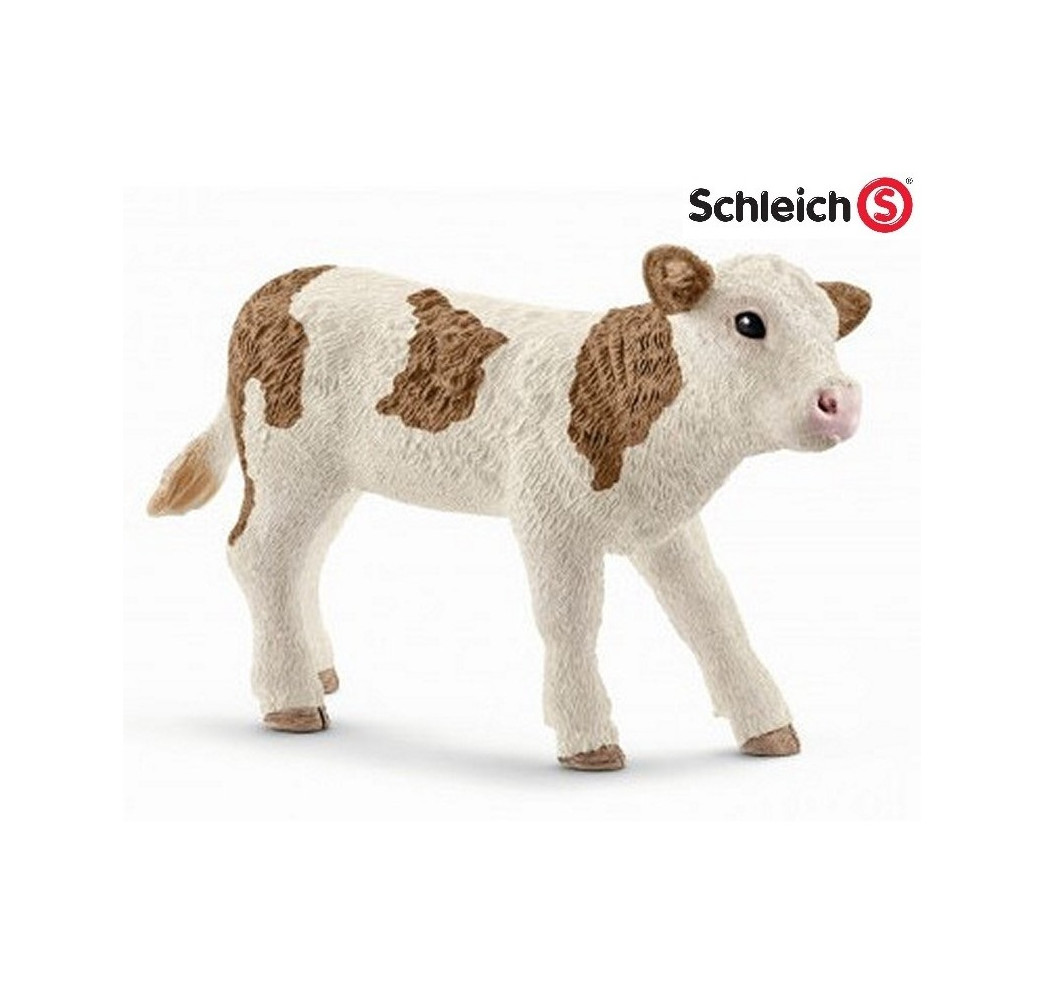 Schleich Simmental Calf figurka Farm World dla dzieci