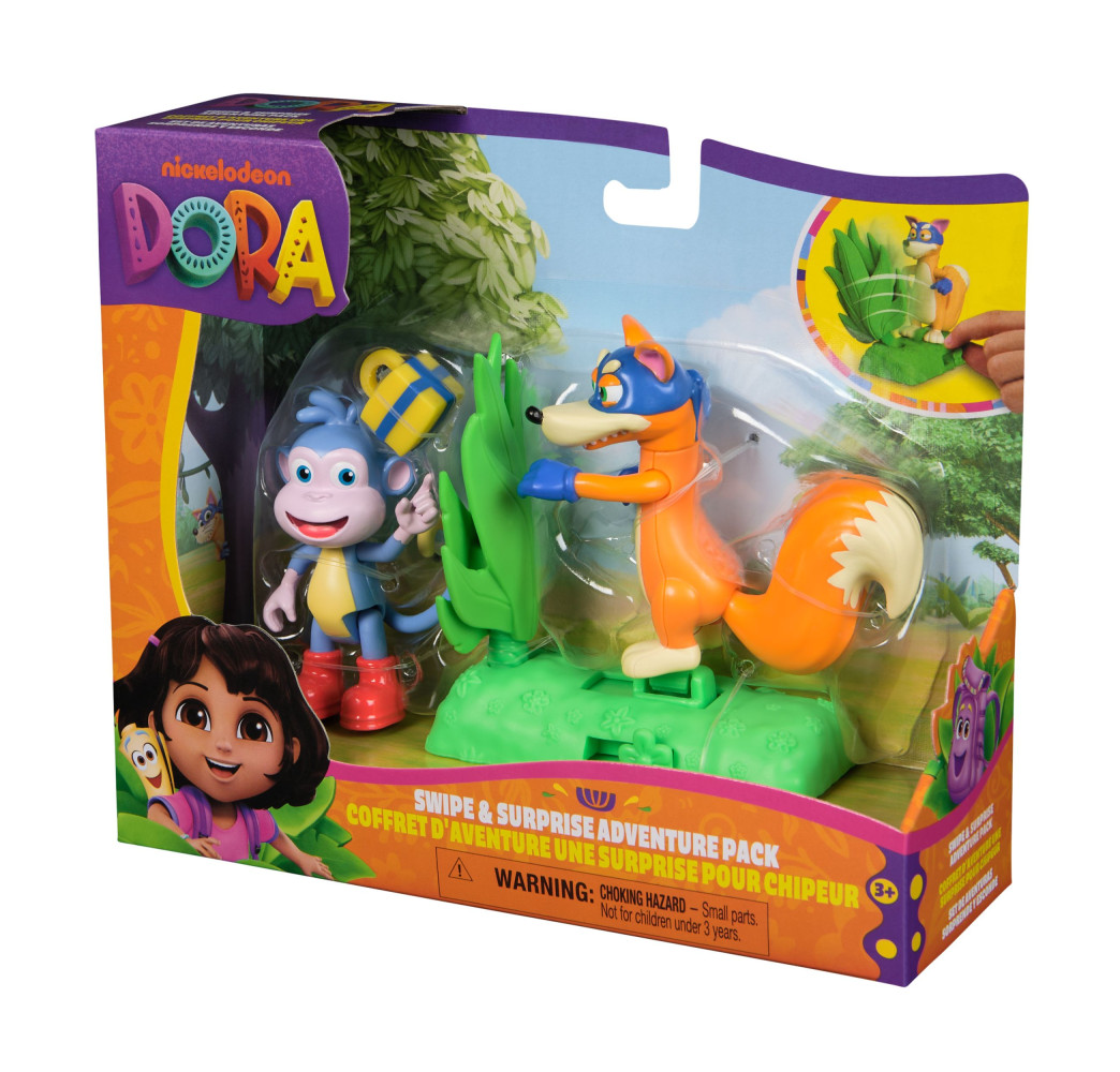 Dora Swipe & Surprise Butek i Rabuś – figurki Spin Master