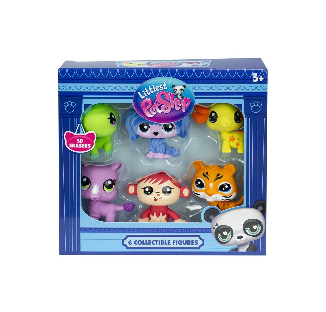 Hasbro Littlest Pet Shop 3D Erasers po zwrocie dla dzieci