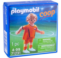 PLAYMOBIL 71231 Footballer Orange Coop figurka sportowa