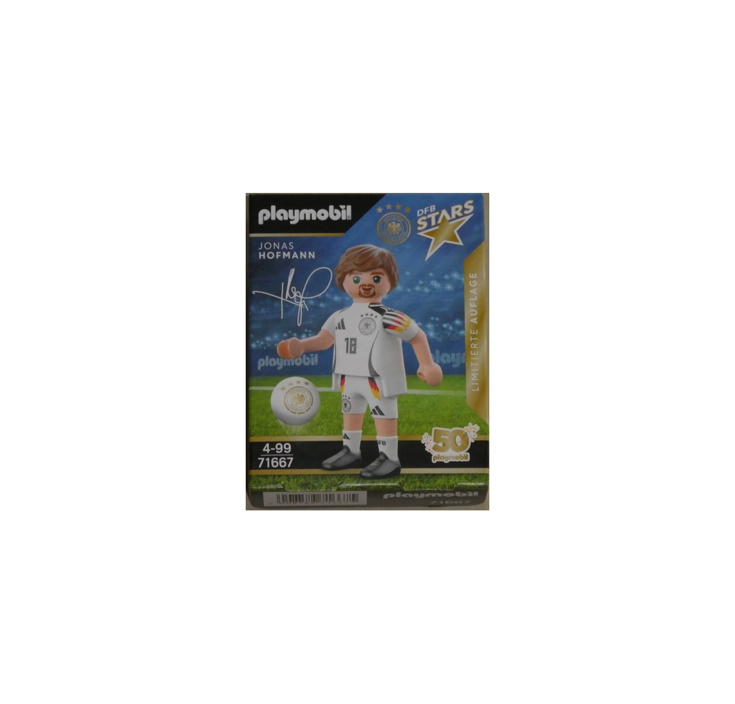 PLAYMOBIL 71667 Jonas Hofmann figurka dla fana piłki