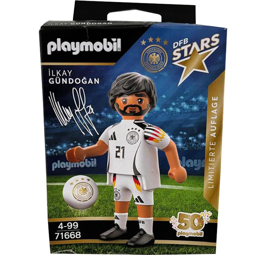 PLAYMOBIL Ilkay Gundogan figurka piłkarza dla dzieci
