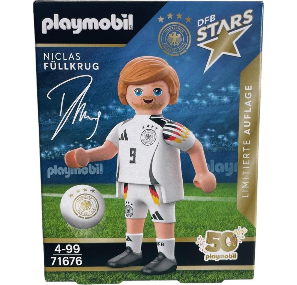 PLAYMOBIL 71676 Niclas Fullkrug figurka dla fana piłki