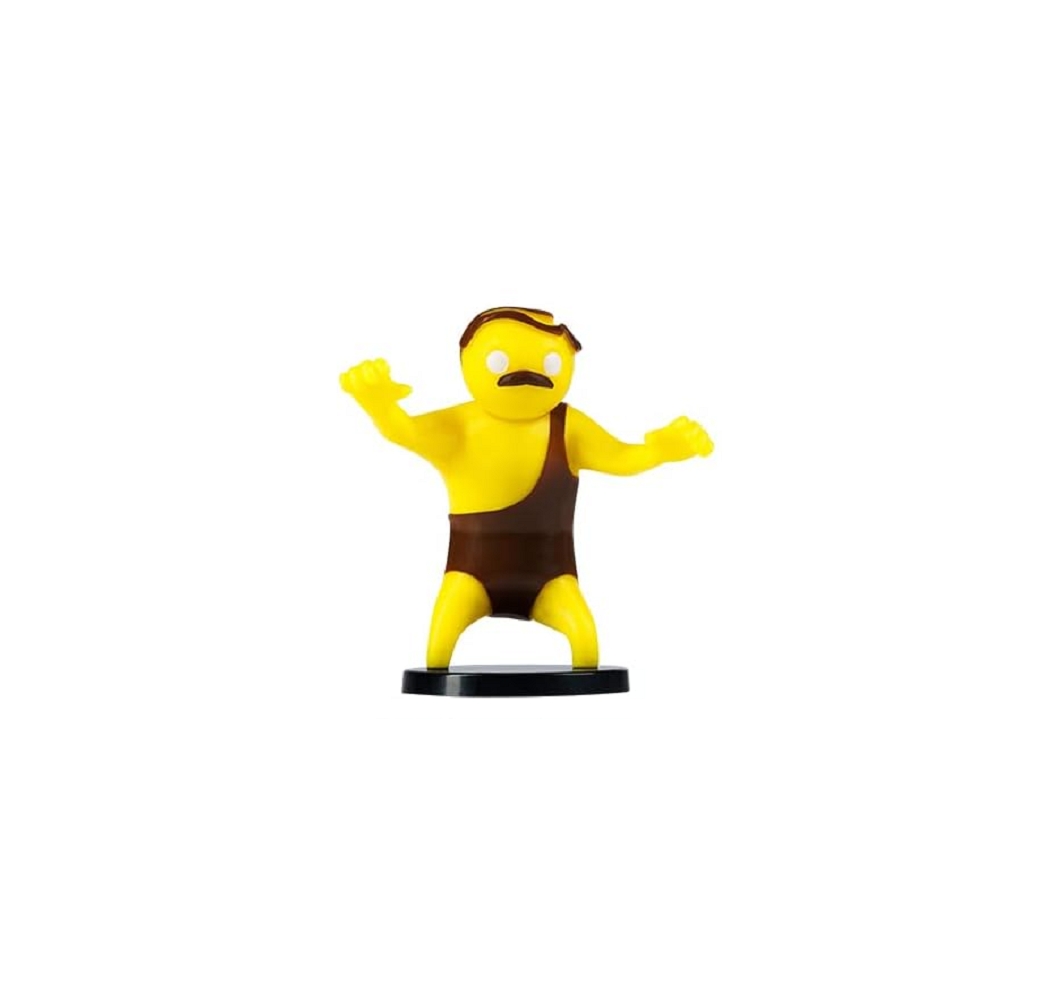 P.M.I. Gang Beasts series 1 Wrestler Yellow 7cm