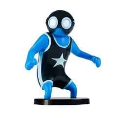 P.M.I. Gang Beasts series 1 Wrestler Blue 7cm